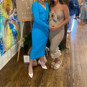 Adorable Two Piece SET in bright blue by Seven For All Mankind